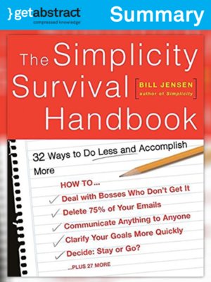 cover image of The Simplicity Survival Handbook (Summary)